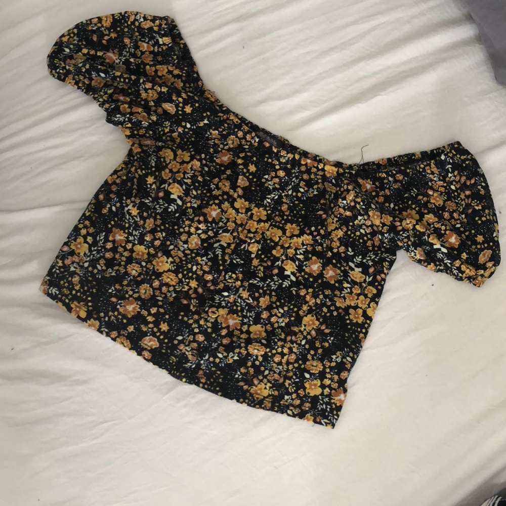 Sunflower crop top
